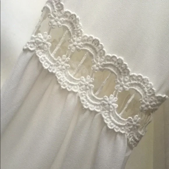 Naked Zebra Boho Chic Surplice Draped Chiffon Long Sleeve Blouse - Picture 7 of 9